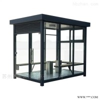 吸烟房  姑苏移动吸烟亭 吸烟休息室定制厂家 彩钢房/瓦