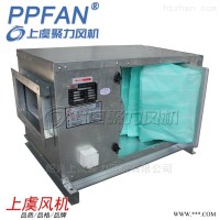 7600m3/h  JHF-P-80酒店新风系统过滤净化风机箱-中效过滤器