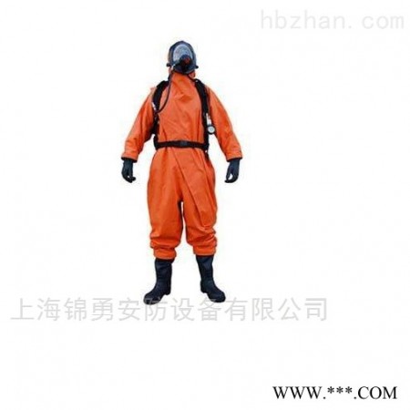 N71254110  连体式防酸碱服_绿色PVC 带衬化学防化服 呼吸/防护/洗消/报警装置图1