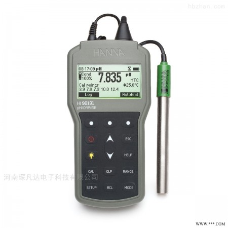 HI98191  防水便携式酸度pH-氧化还原ORP-离子浓度ISE 便携式多参数测定仪图1