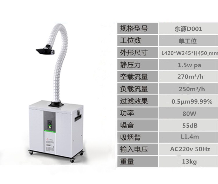 东源烟尘净化器专业艾灸烟雾过滤器