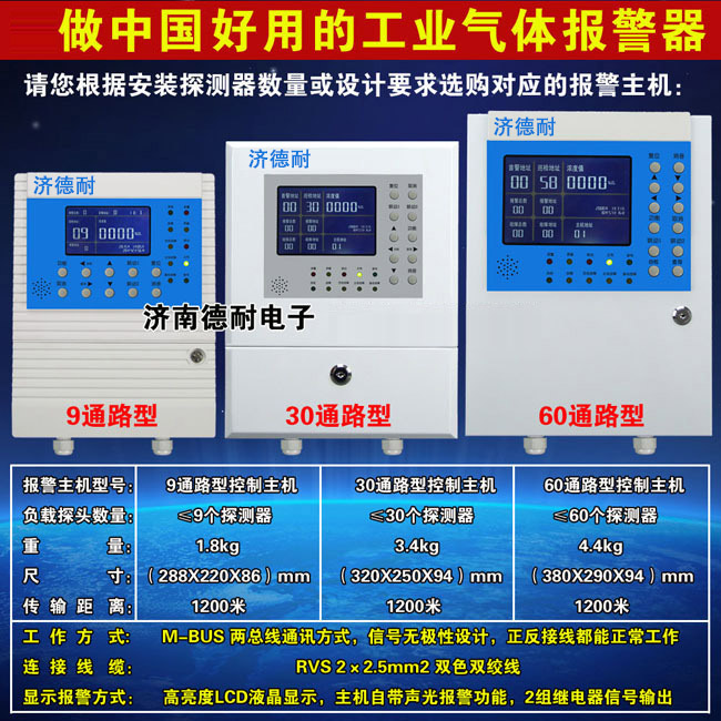 可燃有害气体报警器接线详解