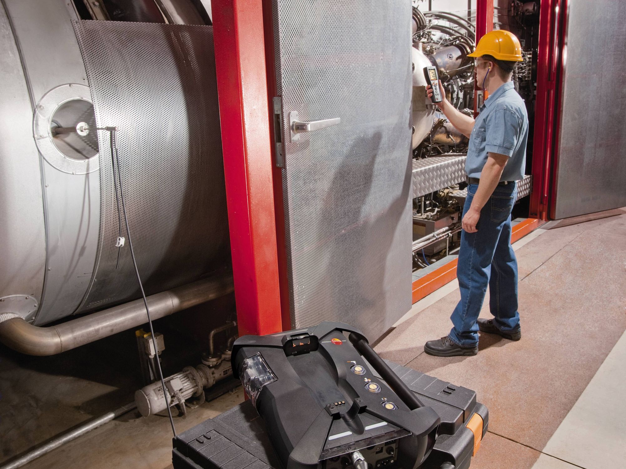 Industrial probe set heated