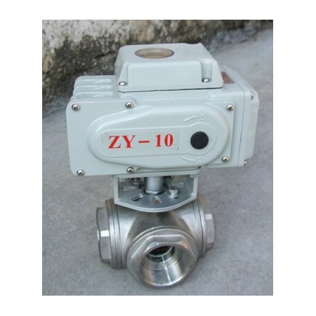 电动三通球阀Q942F 不锈钢电动二通球阀图2