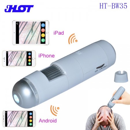 JHOT头皮毛发检测仪厂家 无线WIFI毛囊测试仪 生发馆头发分析仪图3