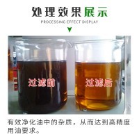 绿白品牌 工业高精密液压油净油机 机加工机油可移动立式过滤设备