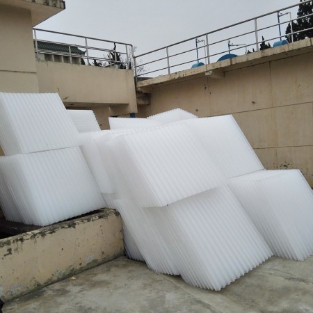 沉淀池蜂窝斜管销售Φ25-80mm厚度可定制可安装旧池改造图3