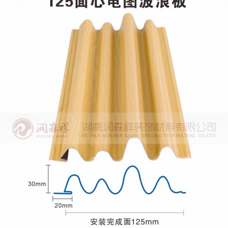 招牌用长城板波浪板/幕墙门头长城板波纹板/背景墙长城板波浪板图8