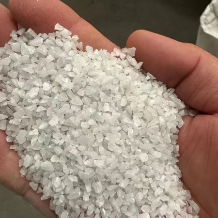 水处理石英砂滤料 高硅纯白石英砂 板材砂实验室新材料原料